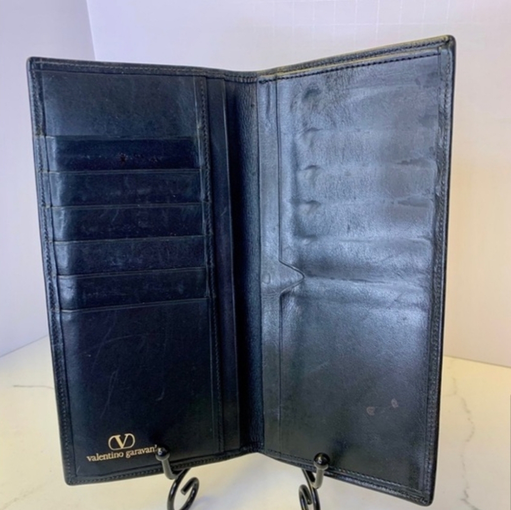 Valentino Midnight Blue Leather Wallet - Picture 5 of 5